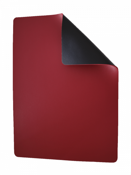 Μπορντό Κόκκινο Με Μαύρο – Picks MousePad V1 Από Δερματίνη